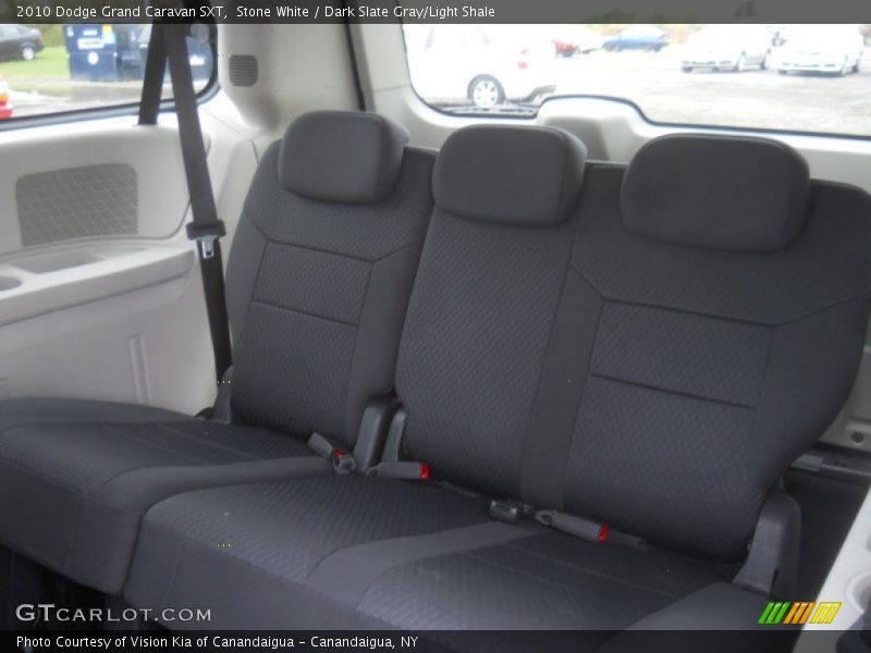 Stone White / Dark Slate Gray/Light Shale 2010 Dodge Grand Caravan SXT