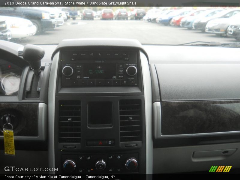 Stone White / Dark Slate Gray/Light Shale 2010 Dodge Grand Caravan SXT
