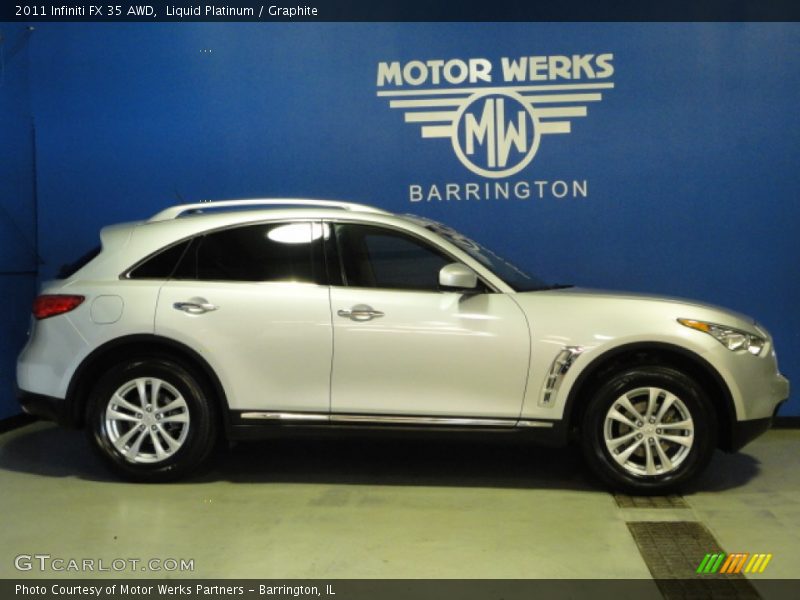Liquid Platinum / Graphite 2011 Infiniti FX 35 AWD