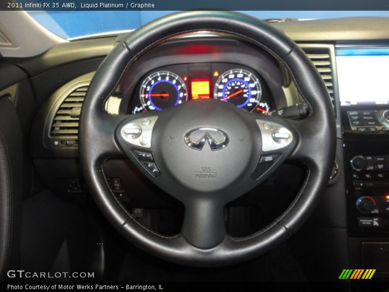 Liquid Platinum / Graphite 2011 Infiniti FX 35 AWD