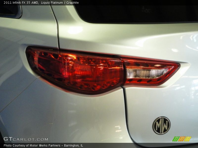 Liquid Platinum / Graphite 2011 Infiniti FX 35 AWD