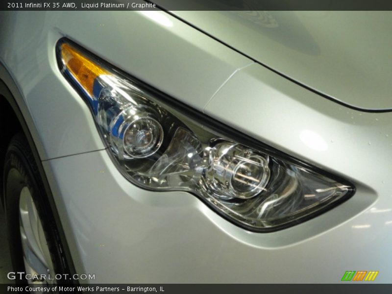 Liquid Platinum / Graphite 2011 Infiniti FX 35 AWD