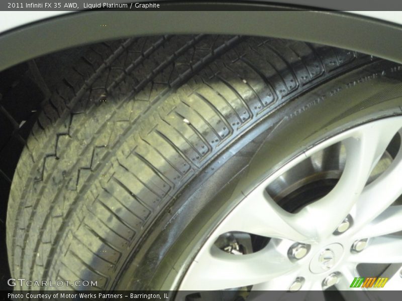 Liquid Platinum / Graphite 2011 Infiniti FX 35 AWD