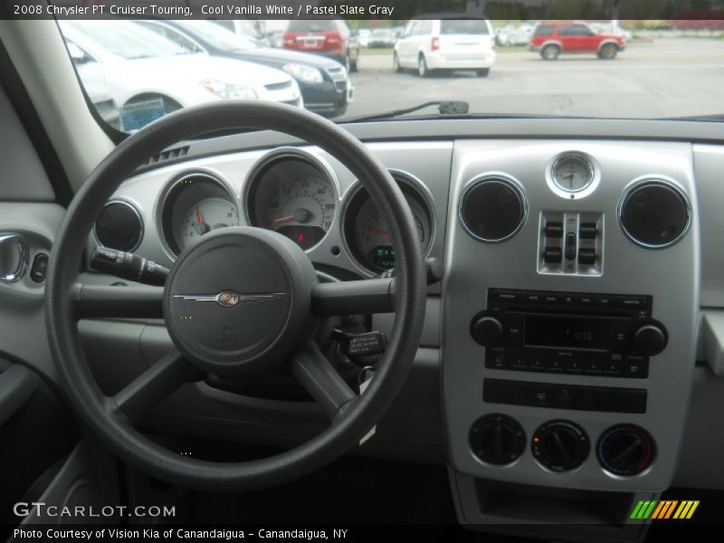 Cool Vanilla White / Pastel Slate Gray 2008 Chrysler PT Cruiser Touring