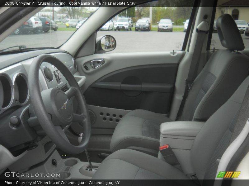 Cool Vanilla White / Pastel Slate Gray 2008 Chrysler PT Cruiser Touring