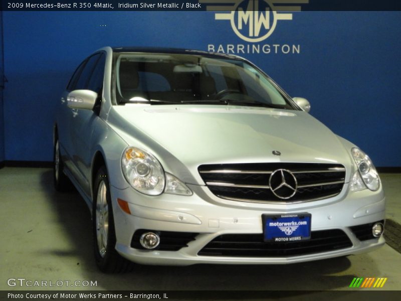 Iridium Silver Metallic / Black 2009 Mercedes-Benz R 350 4Matic