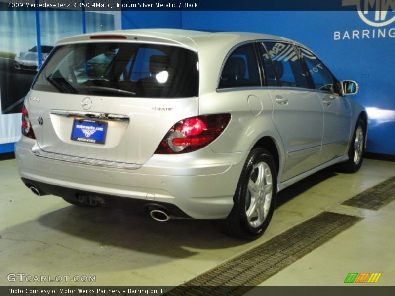 Iridium Silver Metallic / Black 2009 Mercedes-Benz R 350 4Matic
