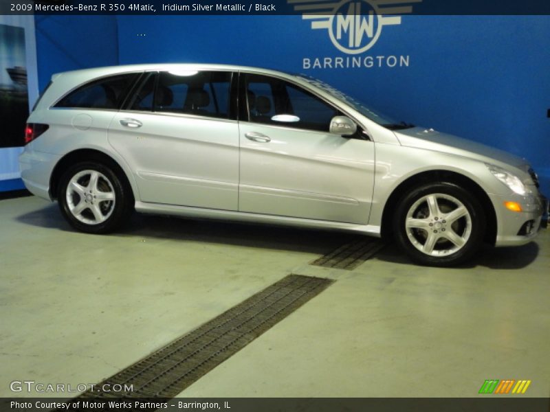 Iridium Silver Metallic / Black 2009 Mercedes-Benz R 350 4Matic