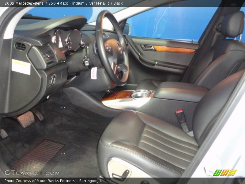 Iridium Silver Metallic / Black 2009 Mercedes-Benz R 350 4Matic