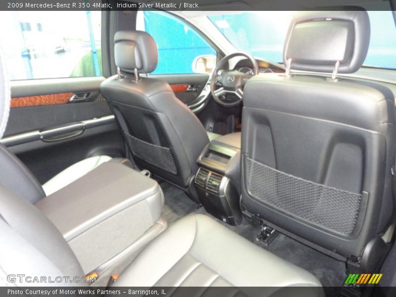 Iridium Silver Metallic / Black 2009 Mercedes-Benz R 350 4Matic