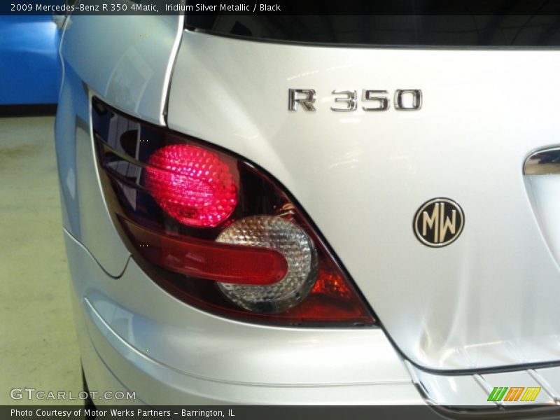 Iridium Silver Metallic / Black 2009 Mercedes-Benz R 350 4Matic