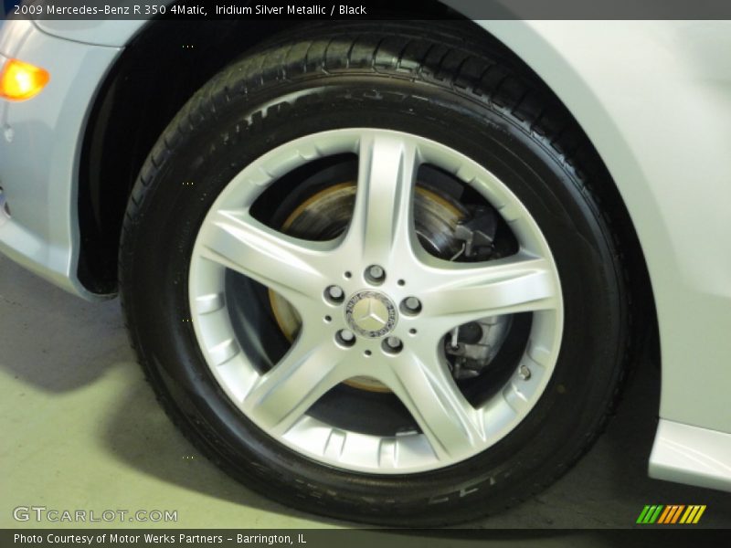 Iridium Silver Metallic / Black 2009 Mercedes-Benz R 350 4Matic