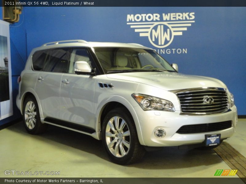 Liquid Platinum / Wheat 2011 Infiniti QX 56 4WD