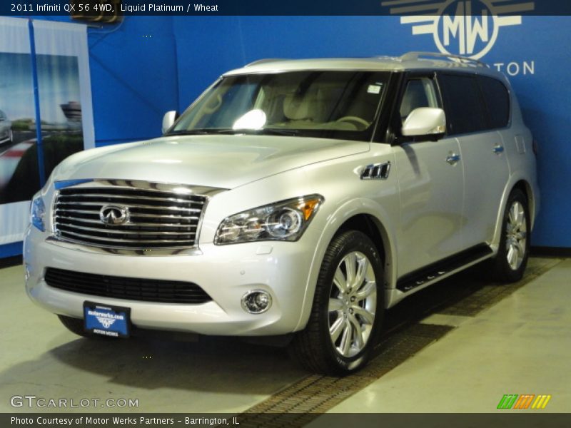 Liquid Platinum / Wheat 2011 Infiniti QX 56 4WD
