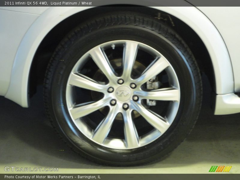 Liquid Platinum / Wheat 2011 Infiniti QX 56 4WD