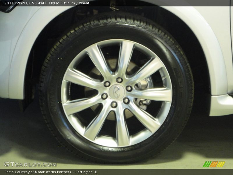 Liquid Platinum / Wheat 2011 Infiniti QX 56 4WD