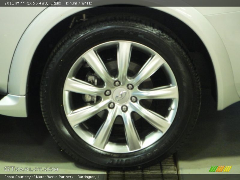 Liquid Platinum / Wheat 2011 Infiniti QX 56 4WD
