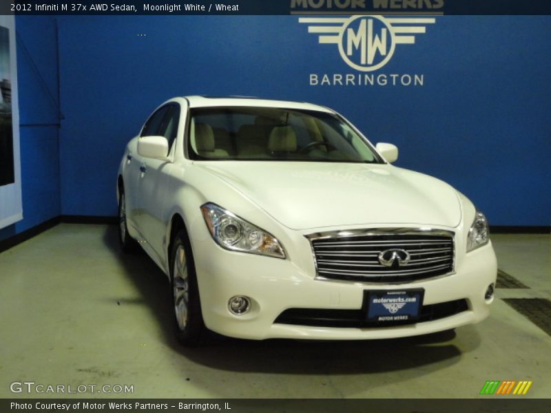 Moonlight White / Wheat 2012 Infiniti M 37x AWD Sedan