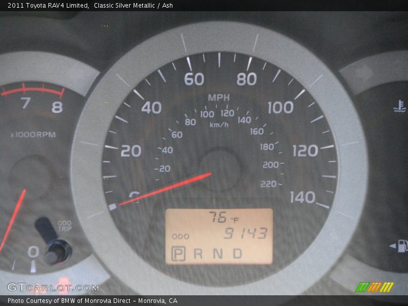 Classic Silver Metallic / Ash 2011 Toyota RAV4 Limited
