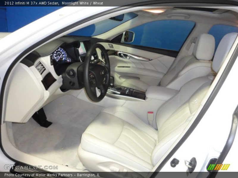 Moonlight White / Wheat 2012 Infiniti M 37x AWD Sedan