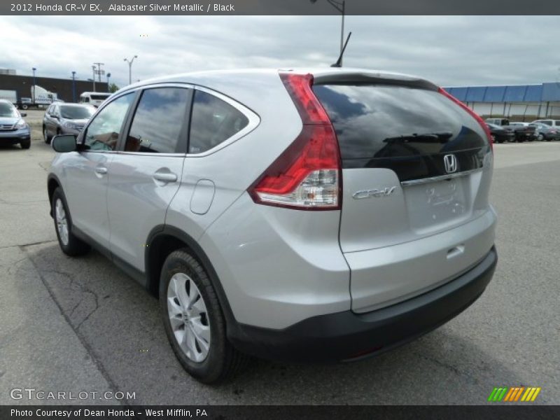 Alabaster Silver Metallic / Black 2012 Honda CR-V EX