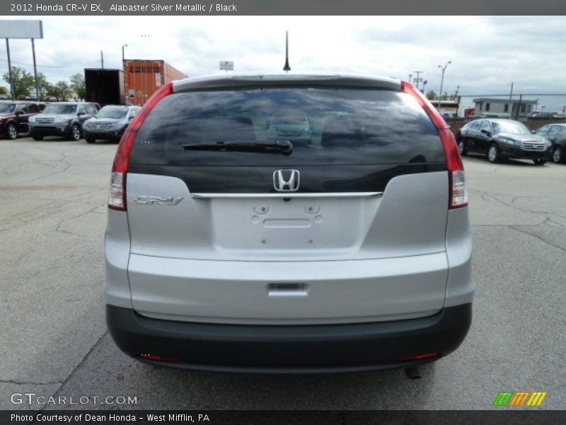 Alabaster Silver Metallic / Black 2012 Honda CR-V EX