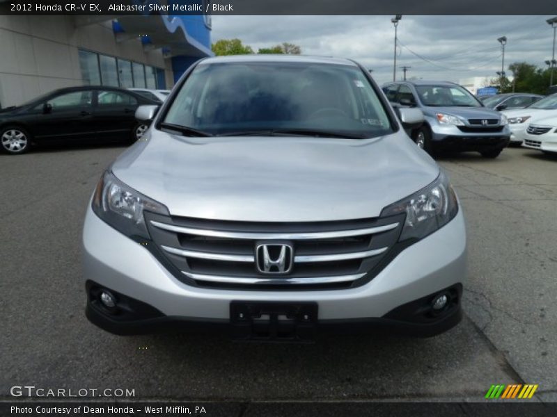 Alabaster Silver Metallic / Black 2012 Honda CR-V EX