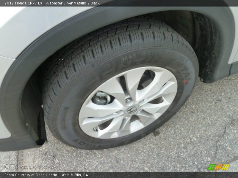 Alabaster Silver Metallic / Black 2012 Honda CR-V EX