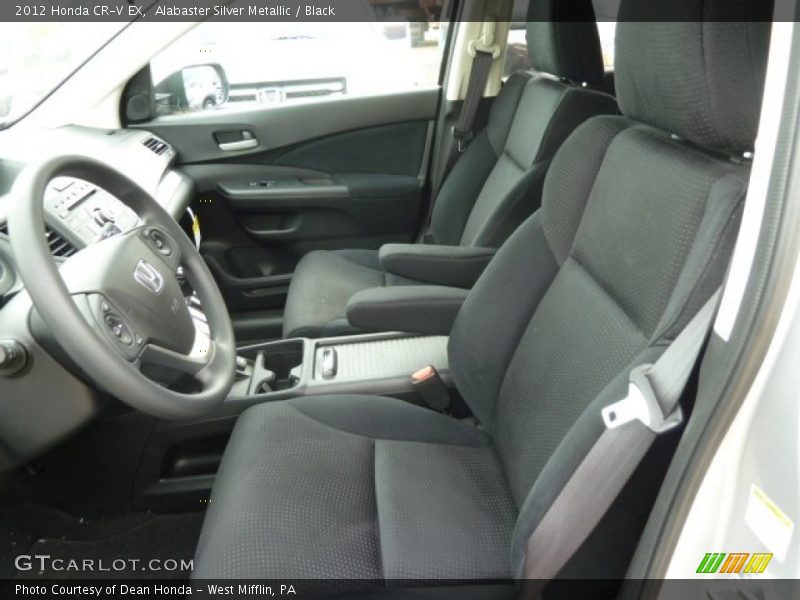 Alabaster Silver Metallic / Black 2012 Honda CR-V EX