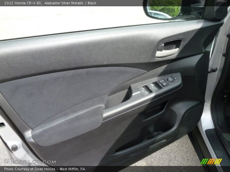 Alabaster Silver Metallic / Black 2012 Honda CR-V EX