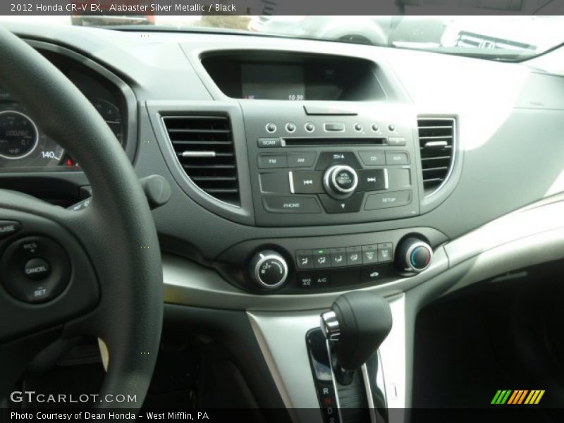 Alabaster Silver Metallic / Black 2012 Honda CR-V EX