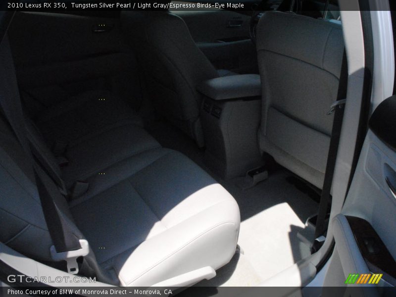 Tungsten Silver Pearl / Light Gray/Espresso Birds-Eye Maple 2010 Lexus RX 350