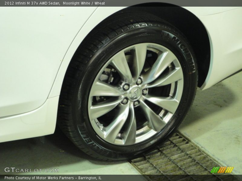 Moonlight White / Wheat 2012 Infiniti M 37x AWD Sedan