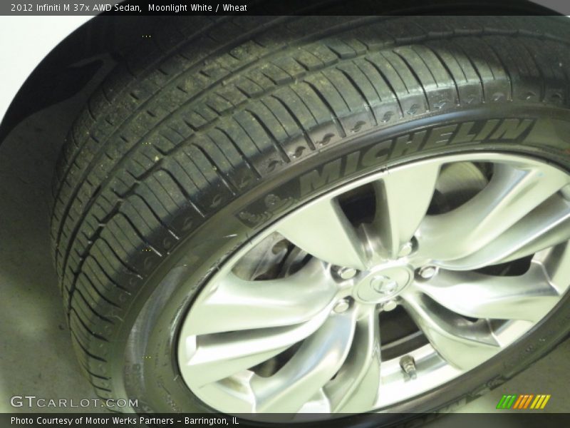 Moonlight White / Wheat 2012 Infiniti M 37x AWD Sedan