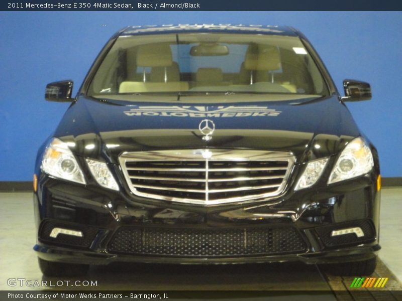 Black / Almond/Black 2011 Mercedes-Benz E 350 4Matic Sedan