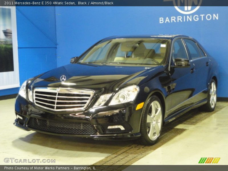 Black / Almond/Black 2011 Mercedes-Benz E 350 4Matic Sedan
