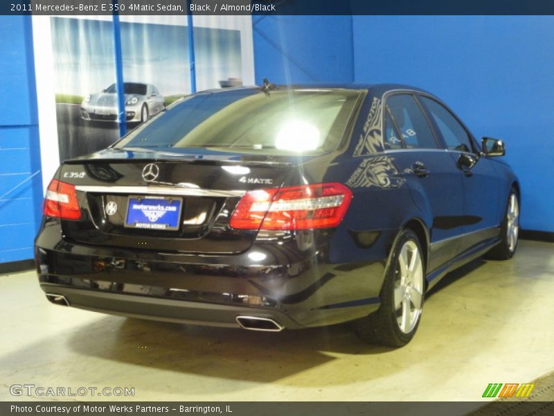Black / Almond/Black 2011 Mercedes-Benz E 350 4Matic Sedan