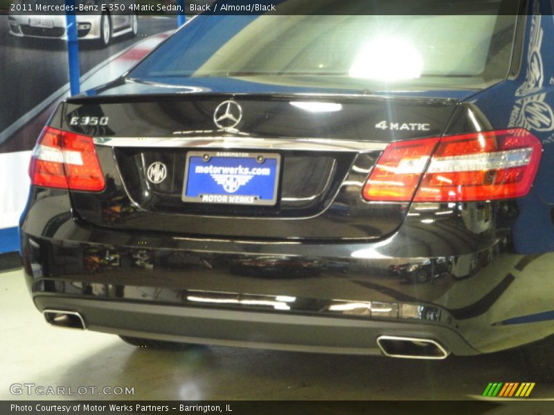 Black / Almond/Black 2011 Mercedes-Benz E 350 4Matic Sedan