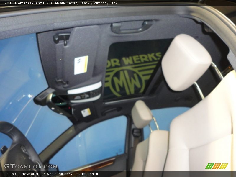 Black / Almond/Black 2011 Mercedes-Benz E 350 4Matic Sedan