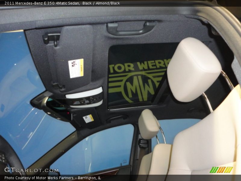 Black / Almond/Black 2011 Mercedes-Benz E 350 4Matic Sedan