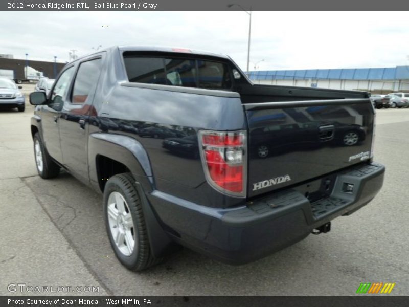 Bali Blue Pearl / Gray 2012 Honda Ridgeline RTL