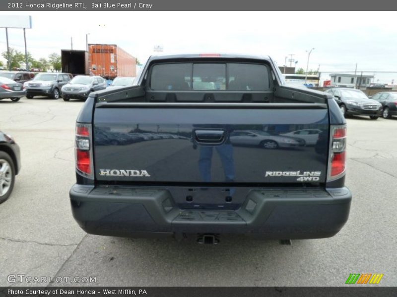 Bali Blue Pearl / Gray 2012 Honda Ridgeline RTL