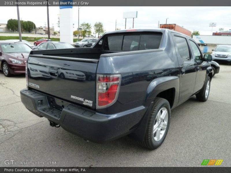 Bali Blue Pearl / Gray 2012 Honda Ridgeline RTL
