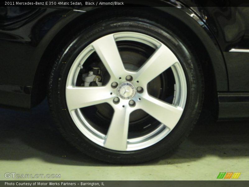 Black / Almond/Black 2011 Mercedes-Benz E 350 4Matic Sedan