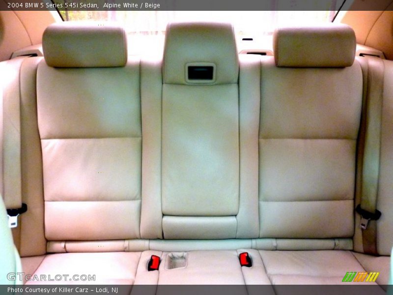 Alpine White / Beige 2004 BMW 5 Series 545i Sedan