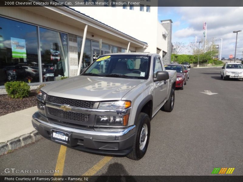 Silver Birch Metallic / Medium Pewter 2008 Chevrolet Colorado Regular Cab