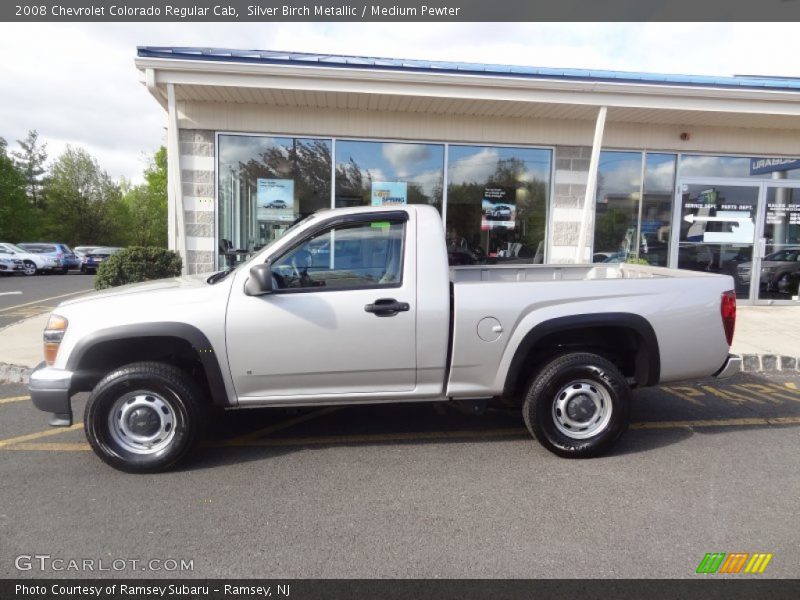 Silver Birch Metallic / Medium Pewter 2008 Chevrolet Colorado Regular Cab