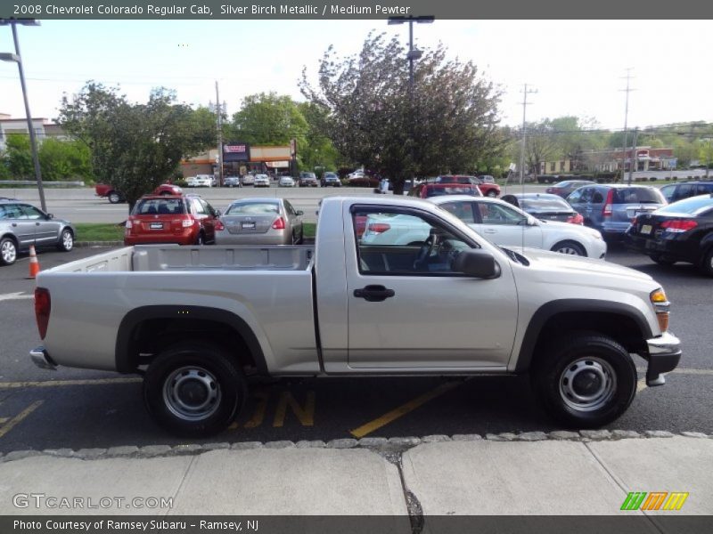 Silver Birch Metallic / Medium Pewter 2008 Chevrolet Colorado Regular Cab