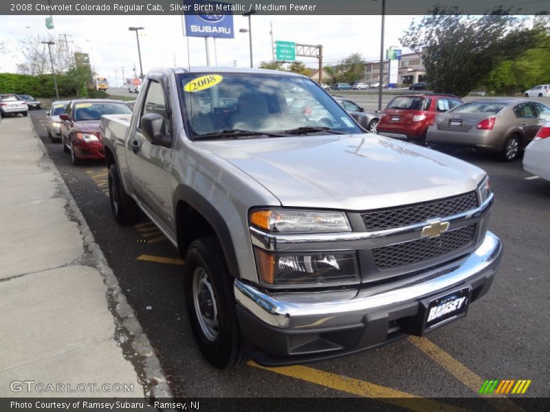 Silver Birch Metallic / Medium Pewter 2008 Chevrolet Colorado Regular Cab