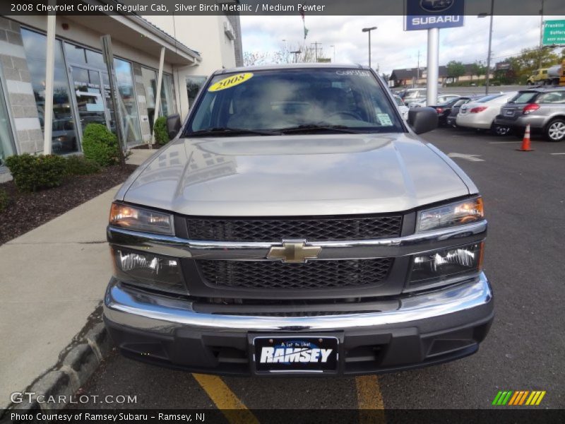 Silver Birch Metallic / Medium Pewter 2008 Chevrolet Colorado Regular Cab